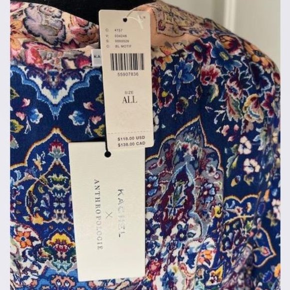 Jasmine Kimono in Paisley Lilac Motif from Anthropologie – One Size - NWT - Picture 9 of 9